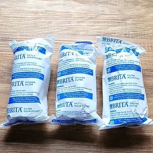 3 Pack Brita Standard Water Pitcher Replacement Filters